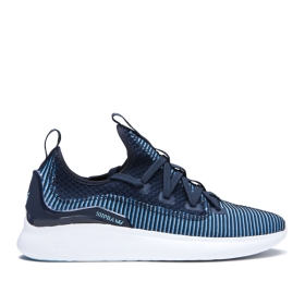 Supra FACTOR Lave Sneakers Dame Marineblå/Hvite | NO-14044